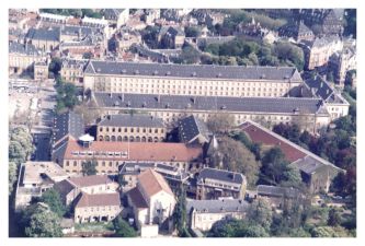 Vue aérienne en 1985.